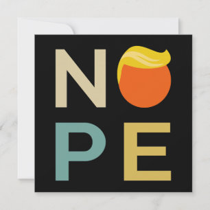 Anti-Trump - Nope Edition III Card