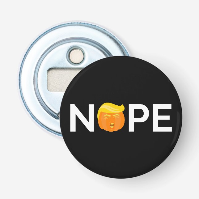 Anti-Trump - Nope Halloween Edition I Bottle Opener (Front)