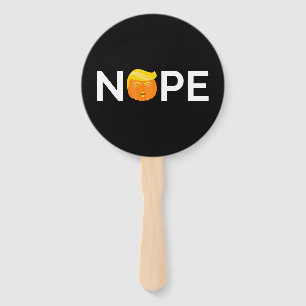 Anti-Trump - Nope Halloween Edition I Hand Fan