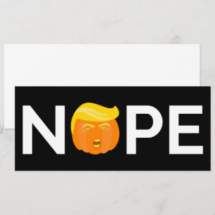 Anti-Trump - Nope Halloween Edition I Invitation