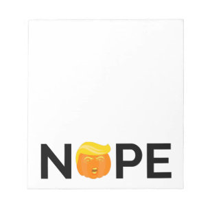 Anti-Trump - Nope Halloween Edition I Notepad