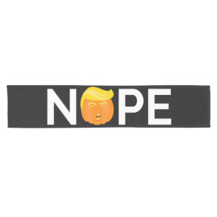 Anti-Trump - Nope Halloween Edition I Short Table Runner