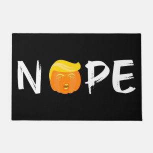 Anti-Trump - Nope Halloween Edition II Doormat