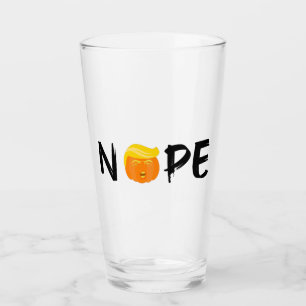 Anti-Trump - Nope Halloween Edition II Glass