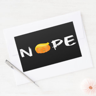 Anti-Trump - Nope Halloween Edition II Rectangular Sticker