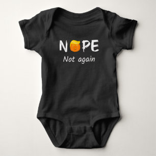 Anti-Trump - Nope, Not Again Halloween Edition II Baby Bodysuit