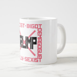 Anti-Trump Pink Large Coffee Mug