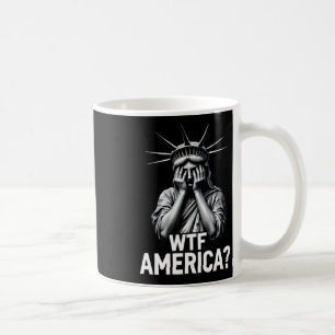 Anti-trump Political And Democracy Wtf America 1 Coffee Mug