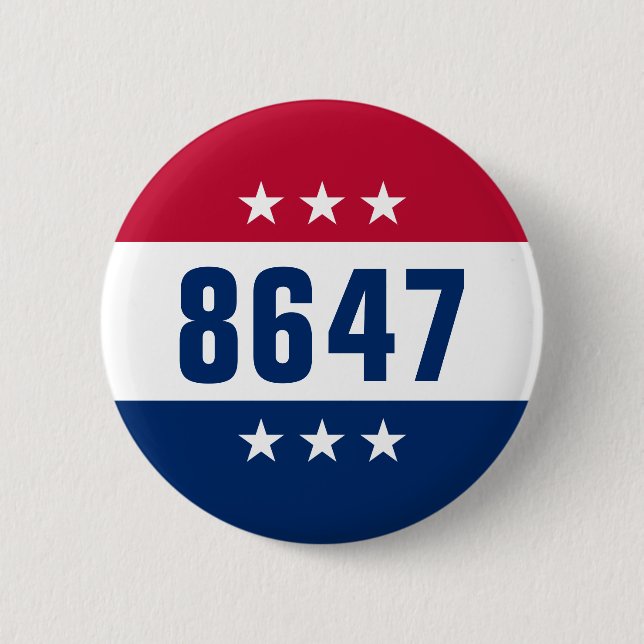 Anti-Trump Political Opinion 6 Cm Round Badge (Front)