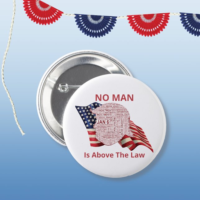 Anti-Trump Political Word Cloud  6 Cm Round Badge (Creator Uploaded)