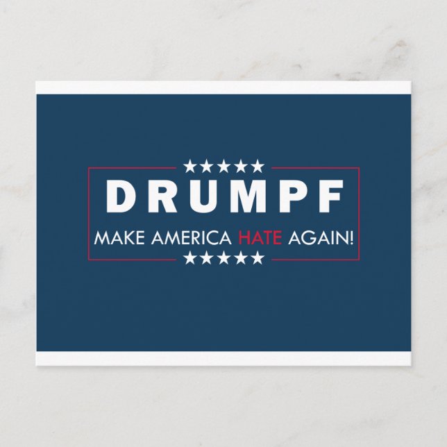 Anti-Trump Postcard (Front)