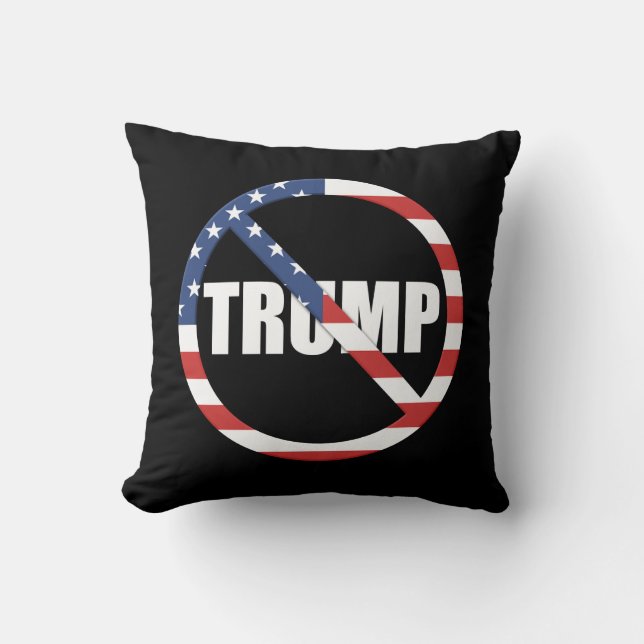Anti-Trump Pro-Democracy Cushion (Front)