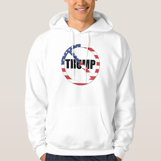 Anti-Trump Pro-Democracy Hoodie (Front)