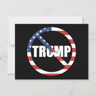 Anti-Trump Pro-Democracy Postcard