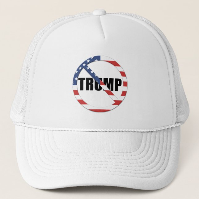 Anti-Trump Pro-Democracy Trucker Hat (Front)