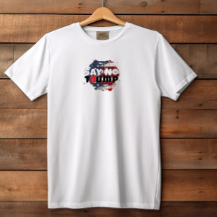 Anti trump protest slogan flag T-Shirt