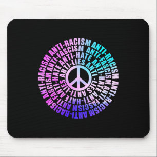 Anti Trump Racism Fascism Lies Hate Resist Vote Wa Mouse Pad