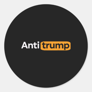 Anti Trump Resist Impeach Trump 8647 86 47 - Funny Classic Round Sticker