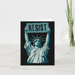 Anti-trump resist not my president Anti-trump resi Card