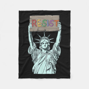 Anti-trump Resist Not My President  Fleece Blanket