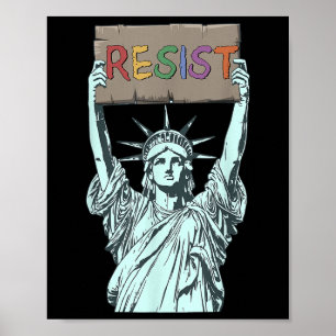 Anti-trump Resist Not My President Poster