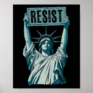 Anti-trump Resist Not My President  Poster