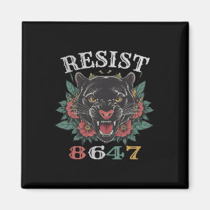 Anti Trump Resist Shirt 8647 Motif Floral Resist A Magnet