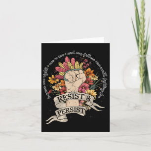 Anti Trump Resist Womens Rights Protest Equality F Card