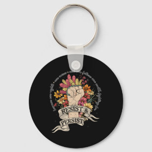 Anti Trump Resist Womens Rights Protest Equality F Key Ring