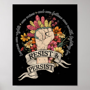 Anti Trump Resist Womens Rights Protest Equality F Poster