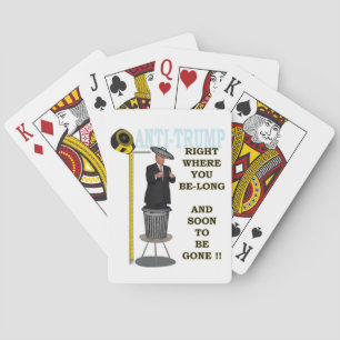 Anti Trump / Right where you be-long, Playing Cards