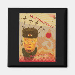 Anti-trump Russia Propaganda Poster Resist Novelty Magnet