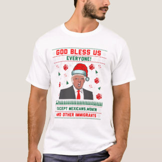 Anti-Trump Santa Hat Xmas Gift Shirt