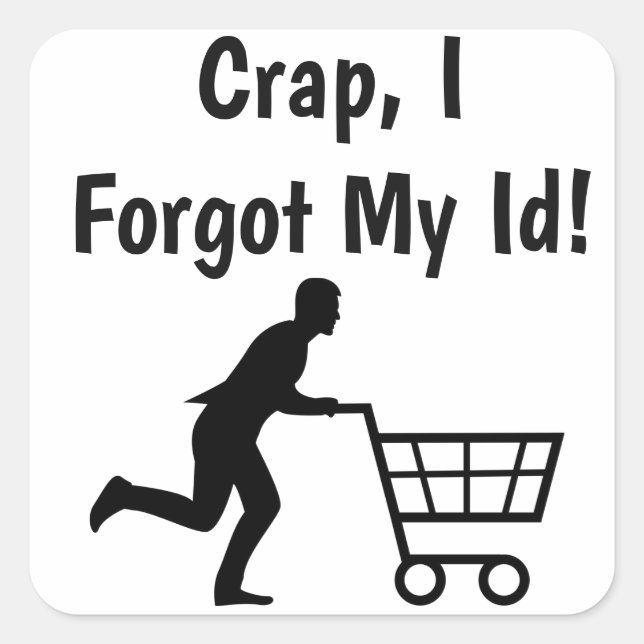 Anti Trump Sarcasm Political Humour Stickers (Front)