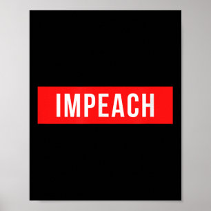 Anti Trump Shirt Impeach 45th President Poster