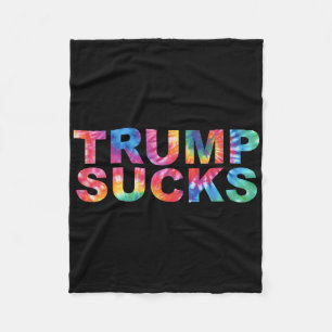 Anti Trump Shirts Fleece Blanket