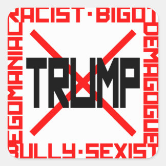 Anti-Trump Square Sticker