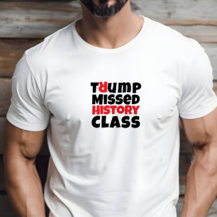Anti trump student protest slogan red black T-Shirt