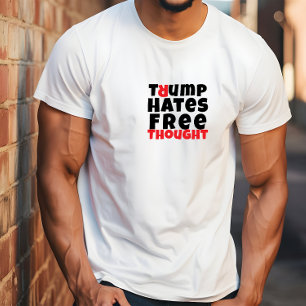 Anti trump student protest slogan red white T-Shirt
