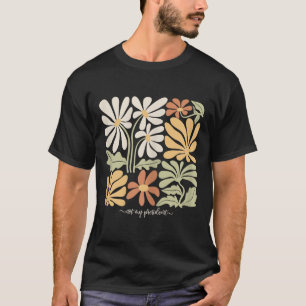Anti Trump Subtle Not My President Flowers Womens T-Shirt