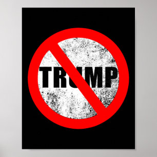 Anti Trump Symbol Election Gift Tee Poster