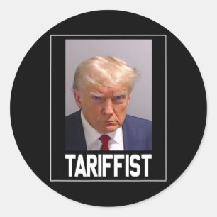 Anti Trump Tariffist Classic Round Sticker