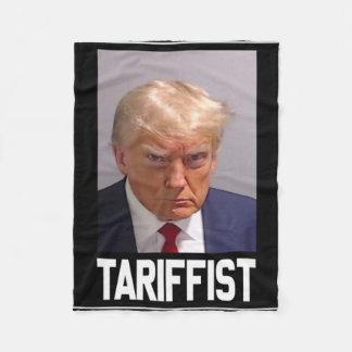 Anti Trump Tariffist  Fleece Blanket