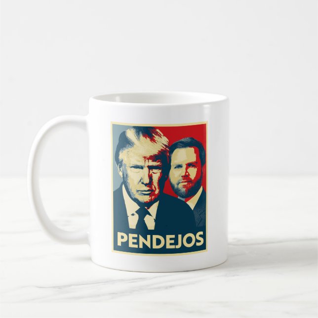 Anti Trump Vance - Pendejos Coffee Mug (Left)