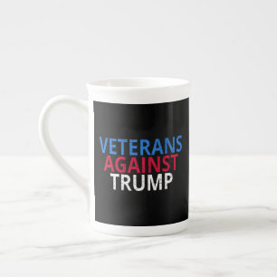 Anti-Trump - Veterans Against Trump Bone China Mug