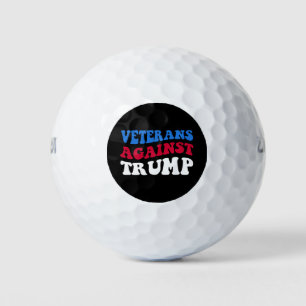 Anti-Trump - Veterans Against Trump II Golf Balls