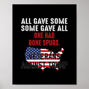 Anti Trump Veterans Against Trump Poster