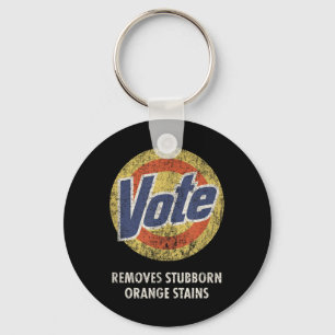 Anti-trump Vote Laundry Detergent Funny Vintage Key Ring