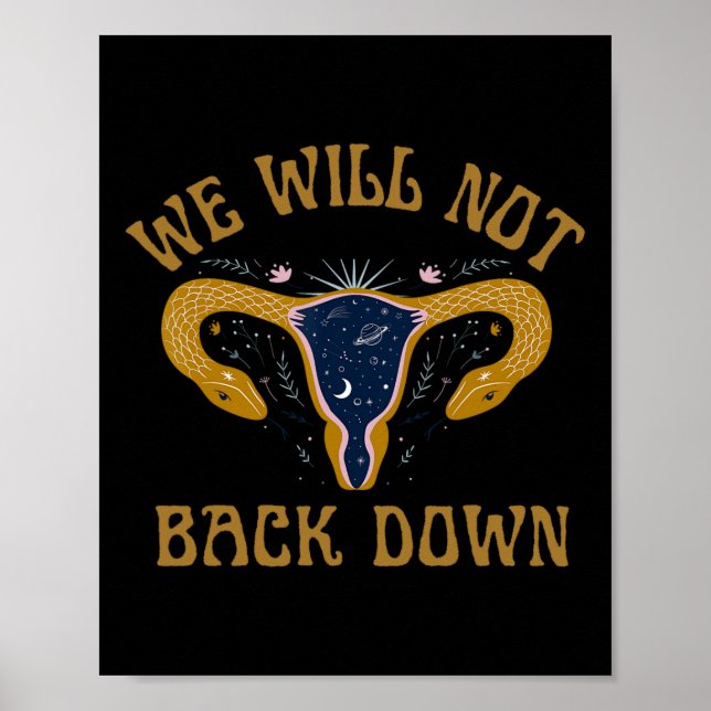 Anti Trump Womens Rights Protest Equality Liberal  Poster (Front)