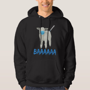 Anti Vaccine or Mask Mandate Sheeple or Sheep BAAA Hoodie